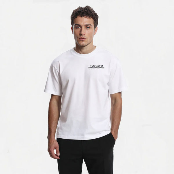 T-shirt lando norris mclaren blanc de face 