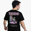 T shirtPorsche GT3RS Miami Noir Rose de Dos