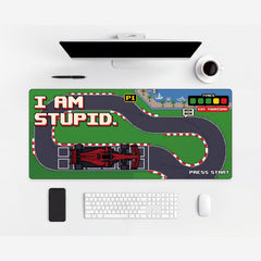Tapis de souris Leclerc pixel art, jeu vidéo 16 bits
