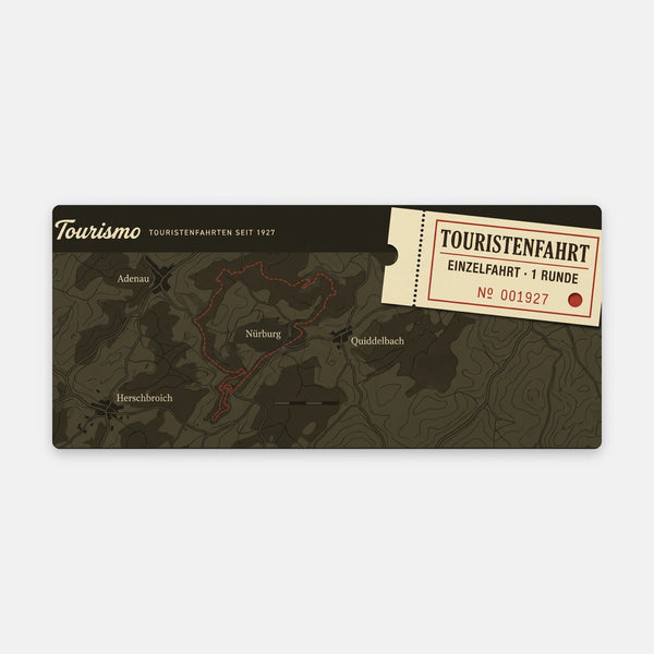 Alfombrilla de ratón Eifel Touristenfahrt, vista de la alfombrilla en plano
