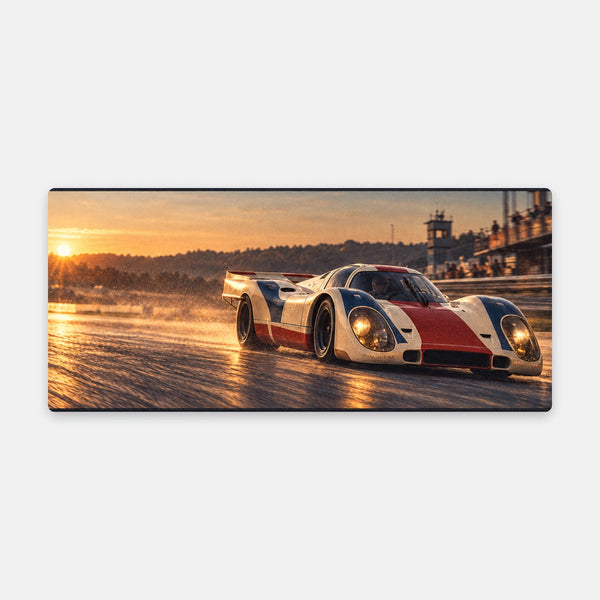 Alfombrilla de ratón Porsche 917K Le Mans 1970, vista de la alfombrilla en plano