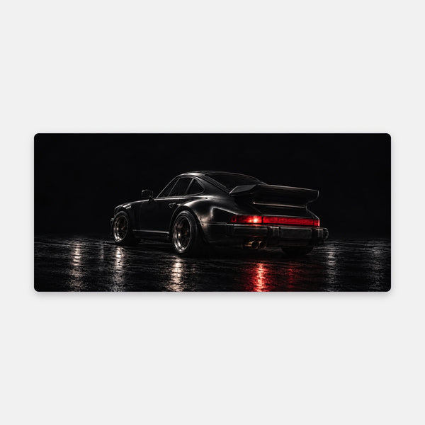 Alfombrilla de ratón Porsche 930 Turbo, vista de la alfombrilla en plano