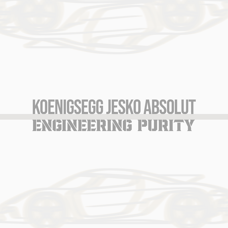 Lienzo Koenigsegg Jesko – Pureza de la ingeniería, vista 2