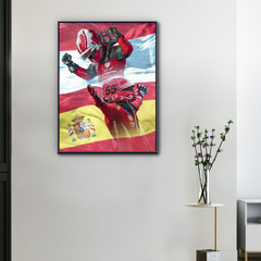 Lienzo F1 Carlos Sainz Madrid X Mónaco