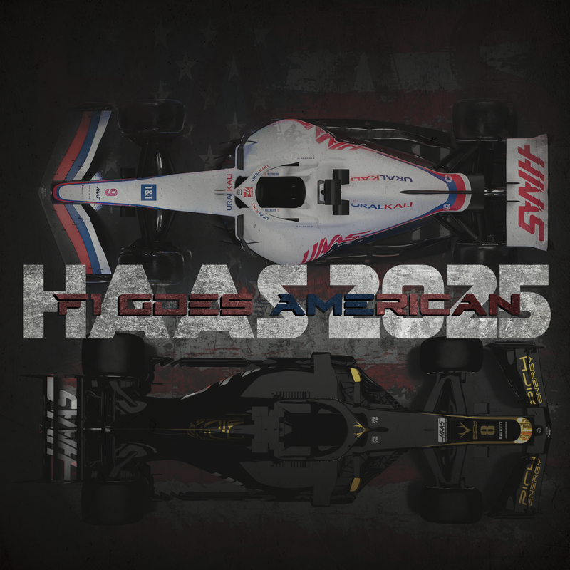 Lienzo F1 Haas América a Toda Velocidad, vista 2