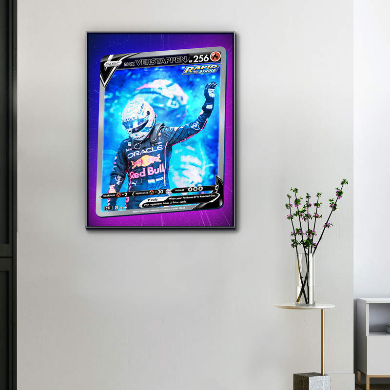 Lienzo F1 Max Verstappen Carta Legendaria, vista 1
