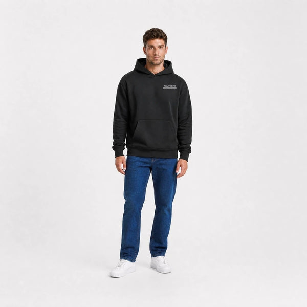 Sweat Dodge Viper Gts Blue Venom noir vu de face en plan large avec logo Tourismo
