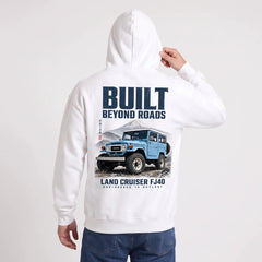 Sudadera Toyota Land Cruiser FJ40 Built Beyond Roads