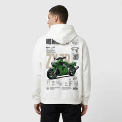 Sudadera Brutalismo de la parrilla Kawasaki ZX-7R