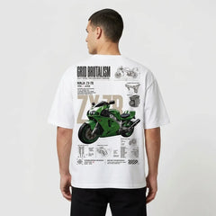 Camiseta Brutalismo de la parrilla Kawasaki ZX-7R