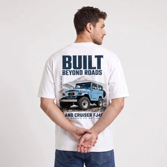 Camiseta Toyota Land Cruiser FJ40 Built Beyond Roads