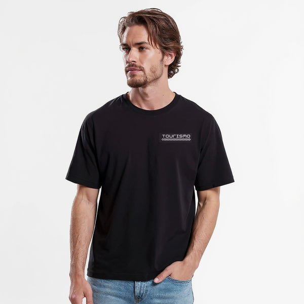 T-shirt noir BMW M5 V10, vue de côté