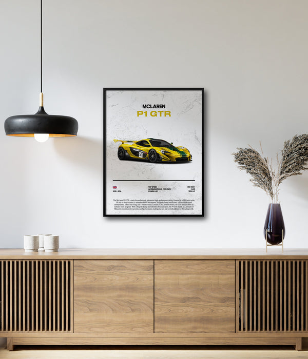 Póster McLaren P1 GTR